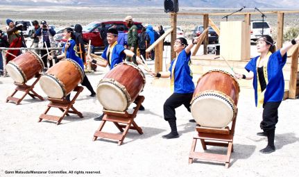 UCLA Kyodo Taiko opened the 47th Annual Manzanar Pilgrimage.