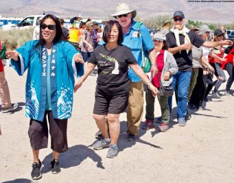 The Manzanar Pilgrimage always ends on a high note..Ondo dancing.